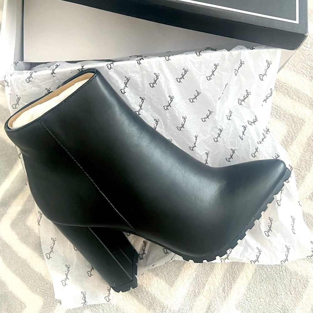 Black Heeled Boot